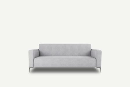 Nowoczesna sofa 3-osobowa Bolder na metalowych nogach