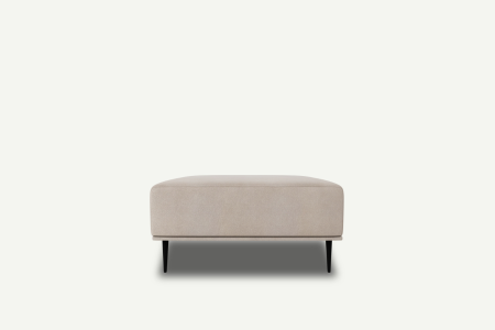 Puf Daglas L – duży, nowoczesny puf na metalowych nogach