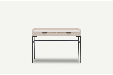 Nowoczesne biurko Klara z metalowymi nogami