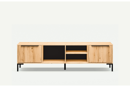 Nowoczesna szafka RTV HORIZON na wysokich nogach