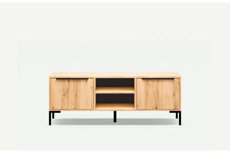 Mała loftowa szafka RTV HORIZON do salonu