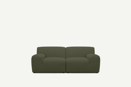 Sofa modułowa kompaktowa Quintin – 2-osobowy układ